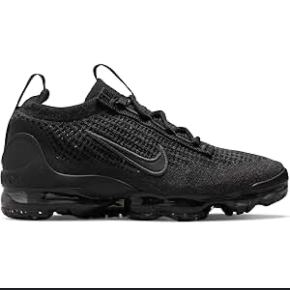 Nike Air Vapormax 2021 Flyknit Triple Black Sneakers Women’s 7.5 EU 40 Running